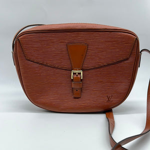 Louis Vuitton Jeune Fille Brown Canvas Shoulder Bag (Pre-Owned)
