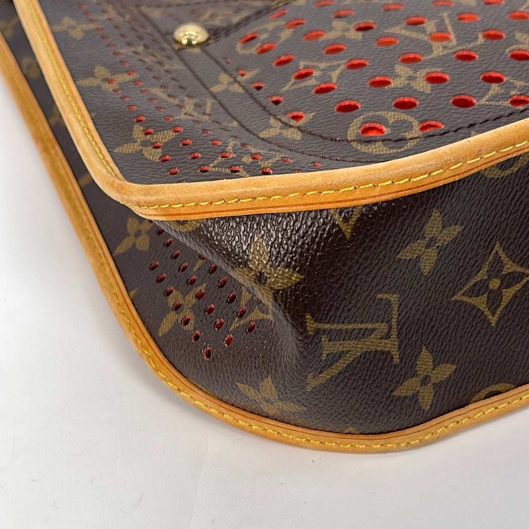 Louis Vuitton Monogram Perforated Musette Crossbody Bag - Brown