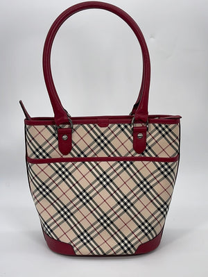 Burberry Red Tote Bags