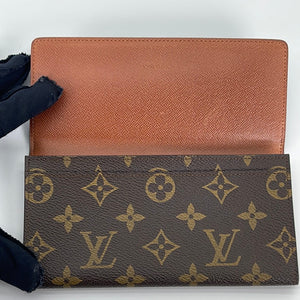 Used Louis Vuitton Monogram Porte Yen Credit Wallet MI0911