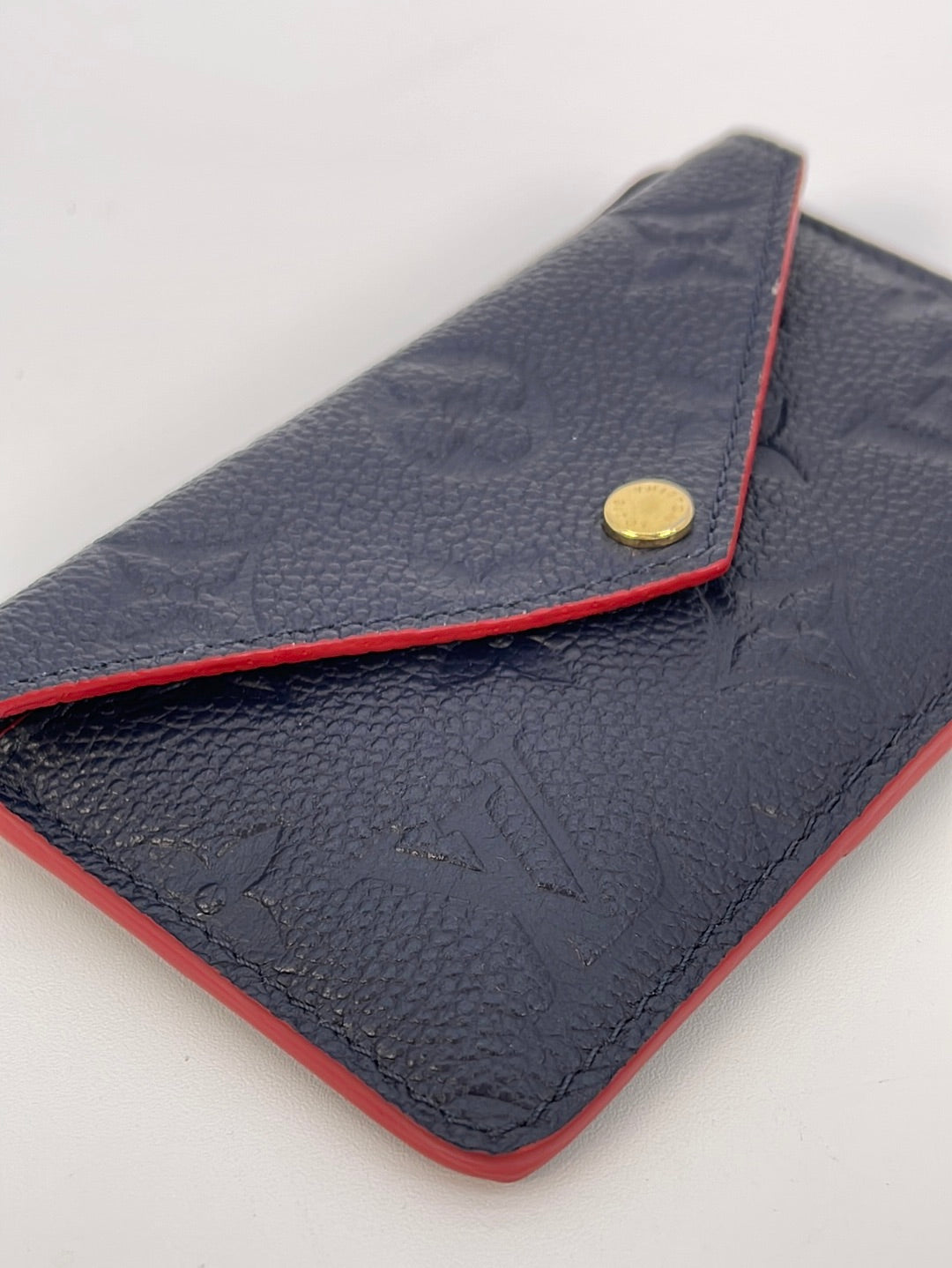 Preloved Louis Vuitton Navy Empreinte Recto Verso Wallet MVYH9RK