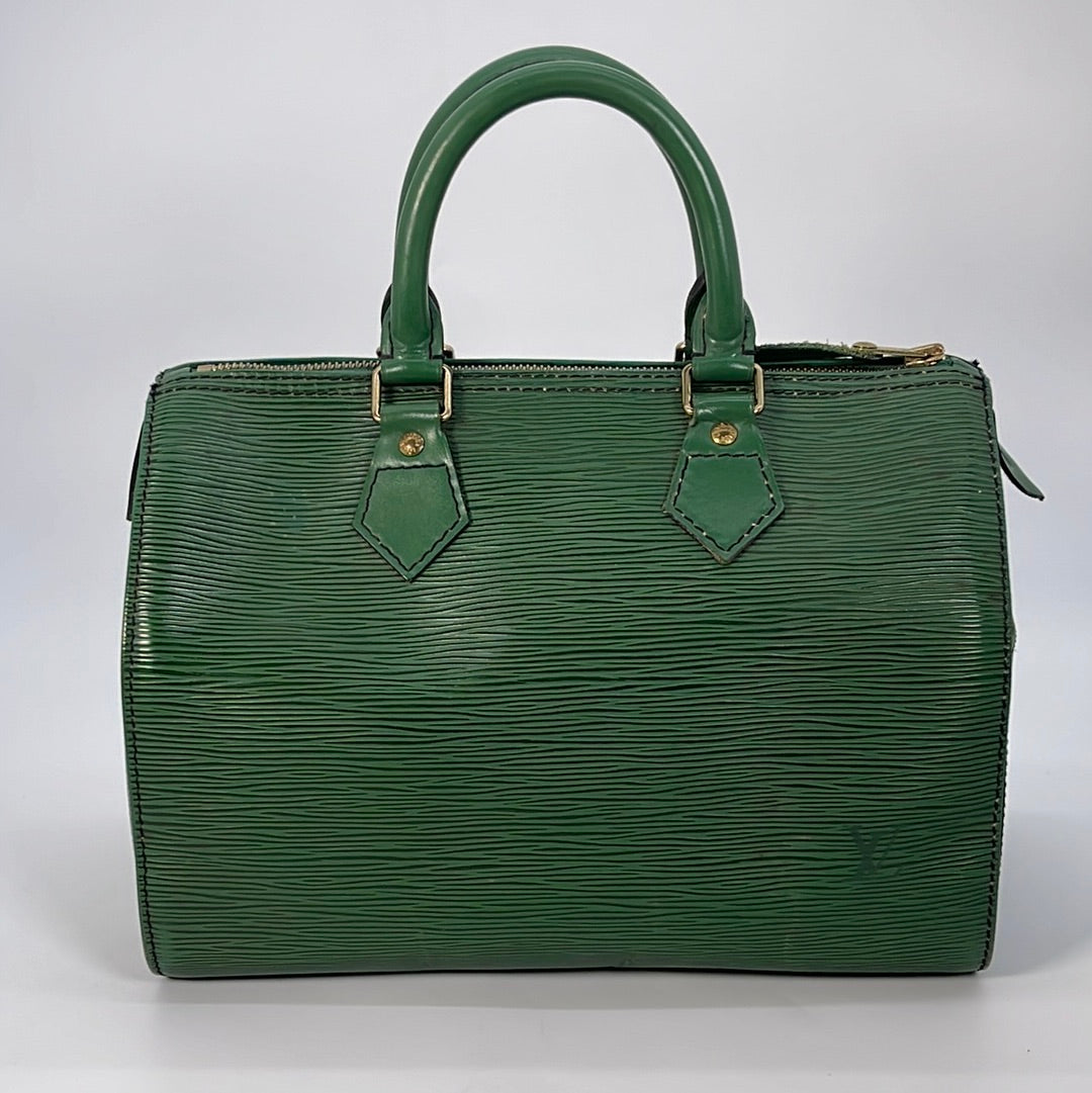 Louis Vuitton Vintage - Epi Speedy 35 - Green - Leather Handbag - Luxury  High Quality - Avvenice