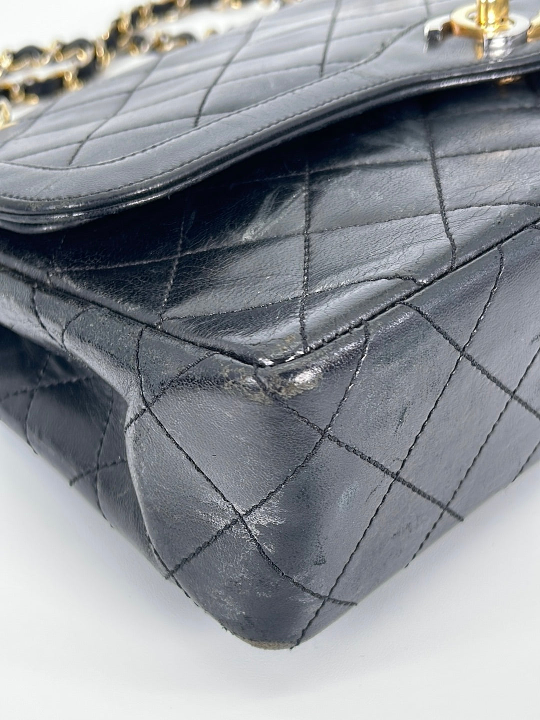 UhfmrShops  chanel pre owned 2014 chain double flap shoulder bag