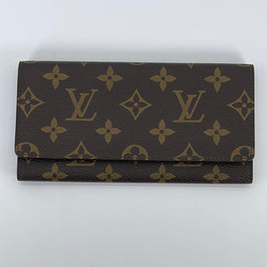 Louis Vuitton Monogram Canvas Long Flap Wallet Louis Vuitton