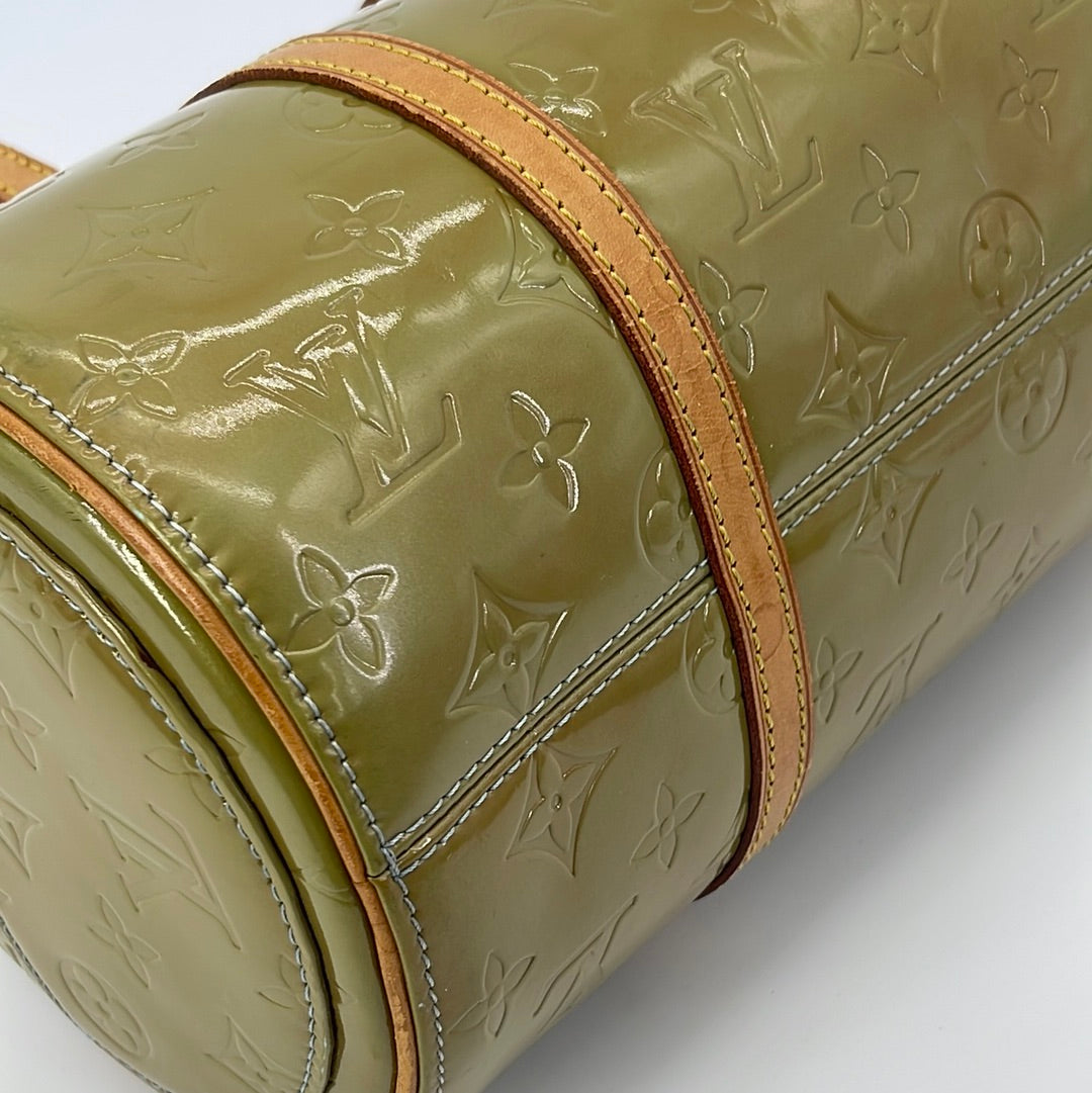 Louis Vuitton Ivory Monogram Vernis Bedford Papillon Top Handle Shoulder Bag