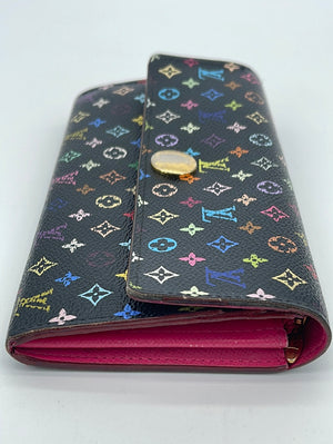 Louis Vuitton Blush Pink Epi Leather Sarah Long Flap Wallet ref.298789 -  Joli Closet
