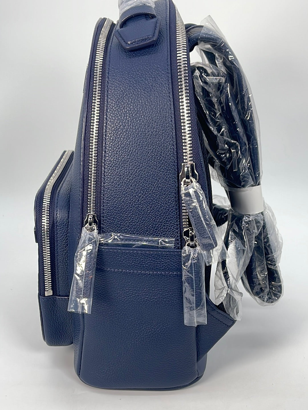 Preloved MCM Blue Leather Camo Stark Visetos Backpack M1046 052223 –  KimmieBBags LLC