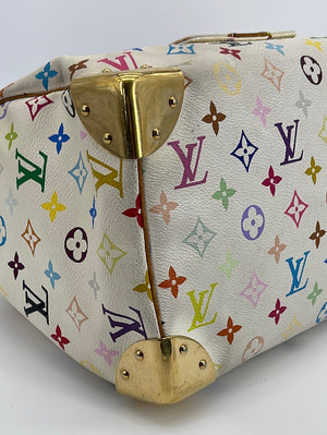 Louis Vuitton, Bags, Louis Vuitton Multicolor Speedy 3 Satchel Handbag
