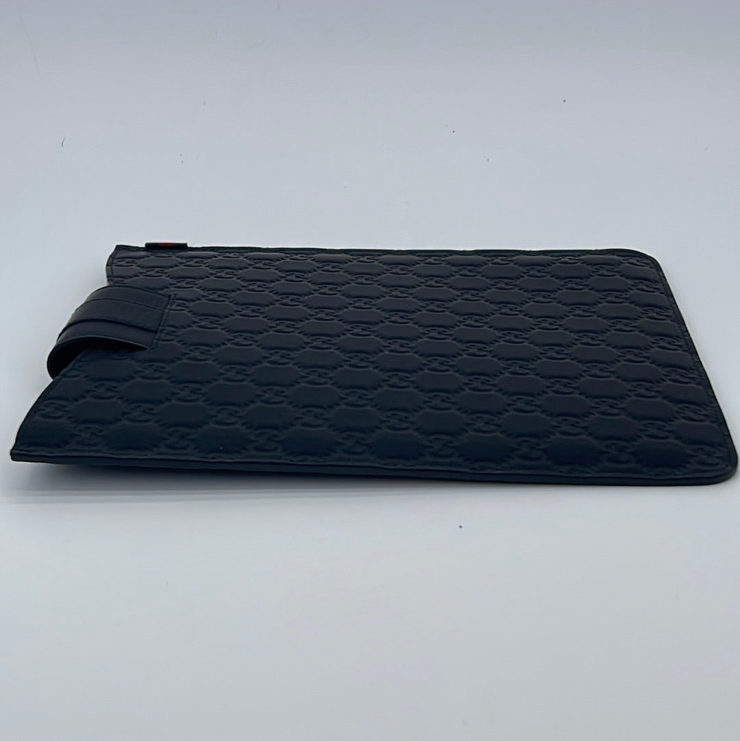 GUCCI GG Monogram Ipad Case Cover Black 256575-US