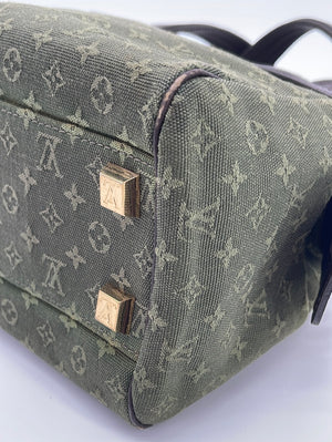 Preloved Louis Vuitton Green Min Lin Monogram Josephine PM Handbag 62W –  KimmieBBags LLC