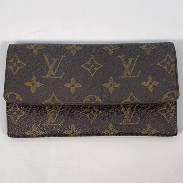 Louis Vuitton Vintage 1997 Checkbook Holder - Brown Wallets