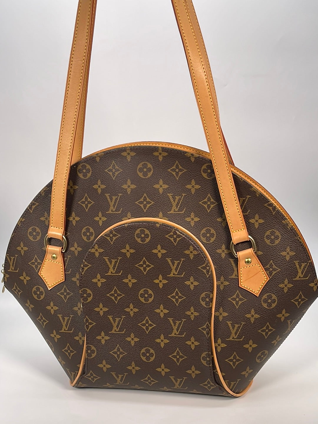 Louis Vuitton Discontinued Monogram Ellipse MM Shell Bowler Bag 1220lv37