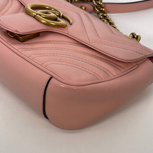 Gucci GG Marmont Nude Pink Shoulder Bag Medium