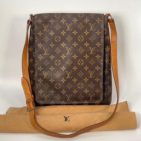 Preloved Louis Vuitton Discontinued Pochette Twin GM Monogram Crossbody Bag CA1000 072623