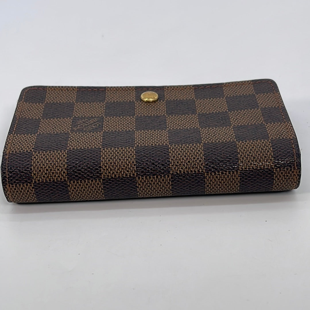 Pre-Owned LOUIS VUITTON/Louis Vuitton Portefeuille Tresor bi-fold wallet  Damier Ebene N61736 CA0036 (Good) 