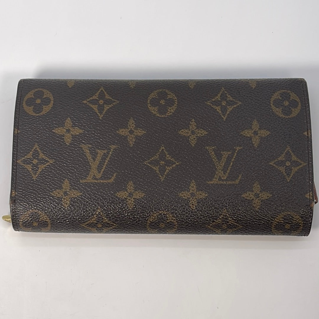 Louis Vuitton Black Vintage 2002 Checkbook Holder