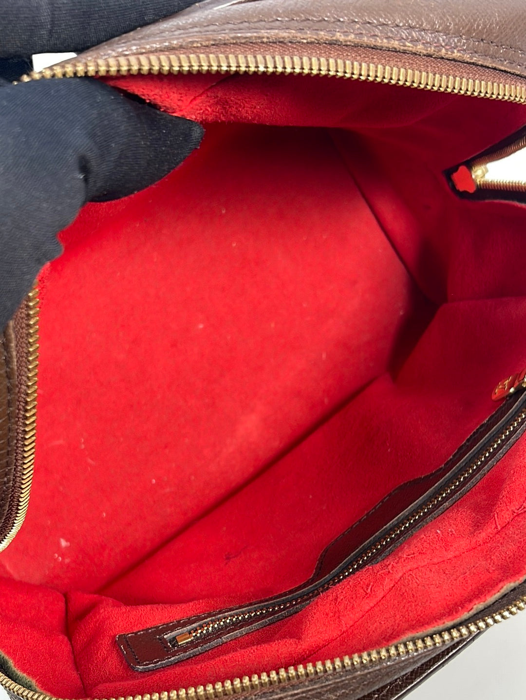 Triana cloth satchel Louis Vuitton Brown in Cloth - 37689072