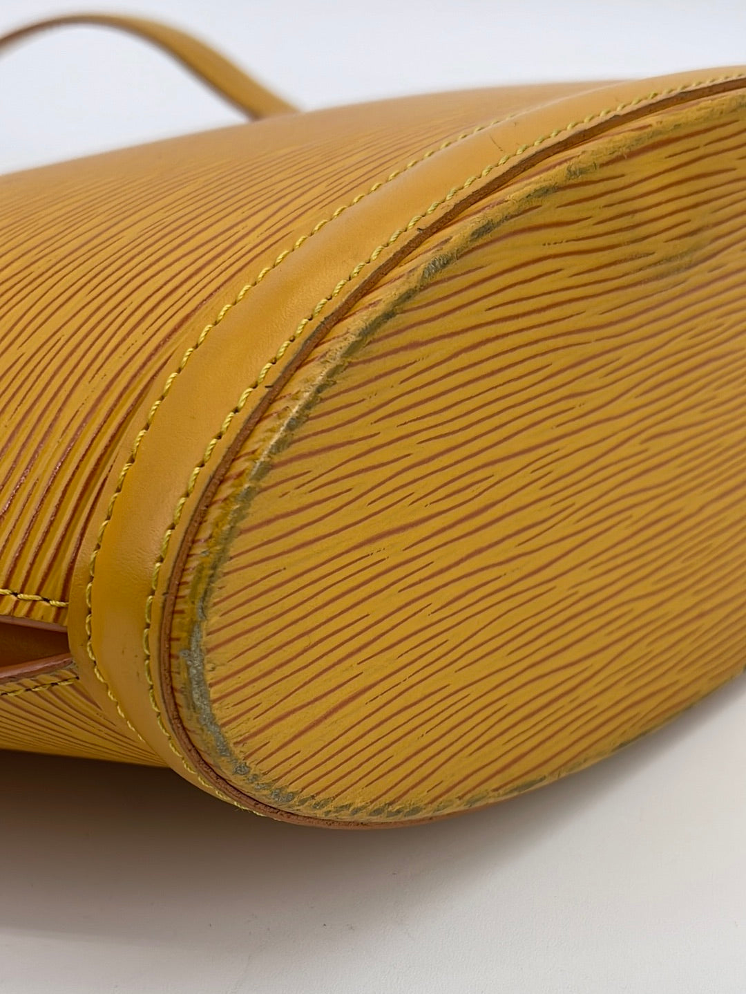 Louis Vuitton Yellow Epi Leather Louise PM Shoulder Bag - ShopStyle