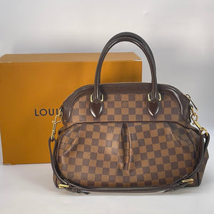 Louis Vuitton Damier Ebene Trevi PM - Brown Handle Bags, Handbags