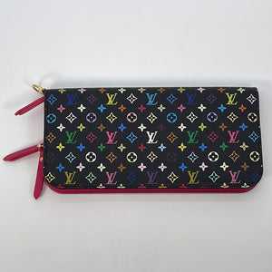 Louis Vuitton Insolite Wallet in Black Multicolour Monogram | Dearluxe