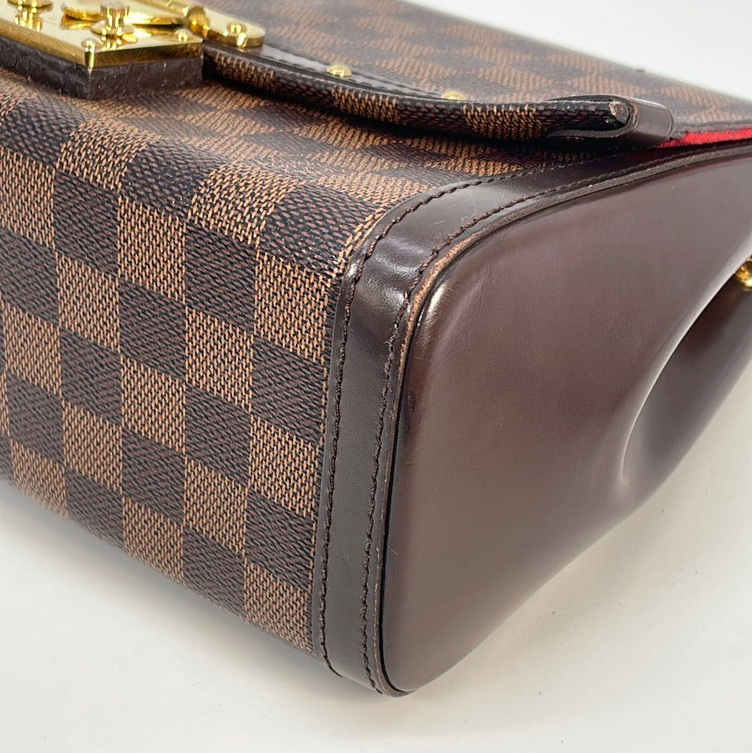 Vintage Louis Vuitton Venice Ebene Damier Tote Handbag 