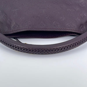 LOUIS VUITTON Purple Artsy Handbag Monogram Empreinte Leather MM