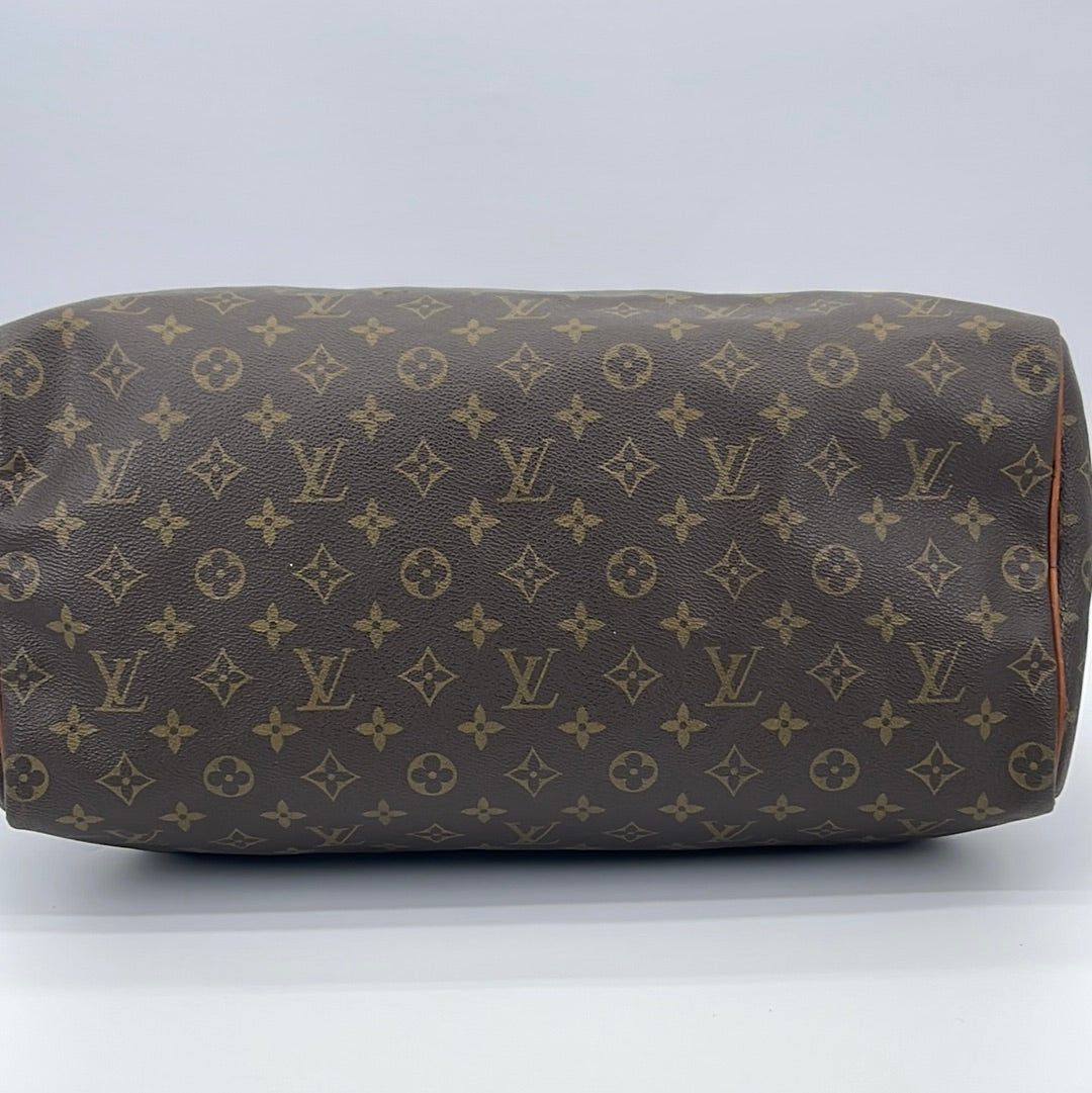 VINTAGE Louis Vuitton Monogram Speedy 40 Bag 834SA 040523