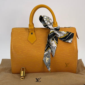VINTAGE 1996 Louis Vuitton Epi Yellow Leather