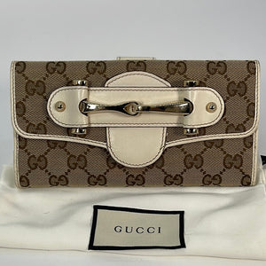 GUCCI Long Canvas Zip Around Wallet – Collections Couture