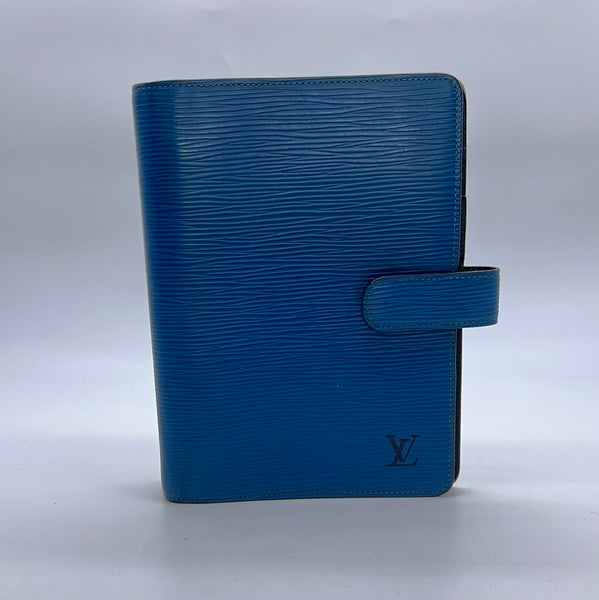 Small Agenda in blue leather – PIANIGIANI