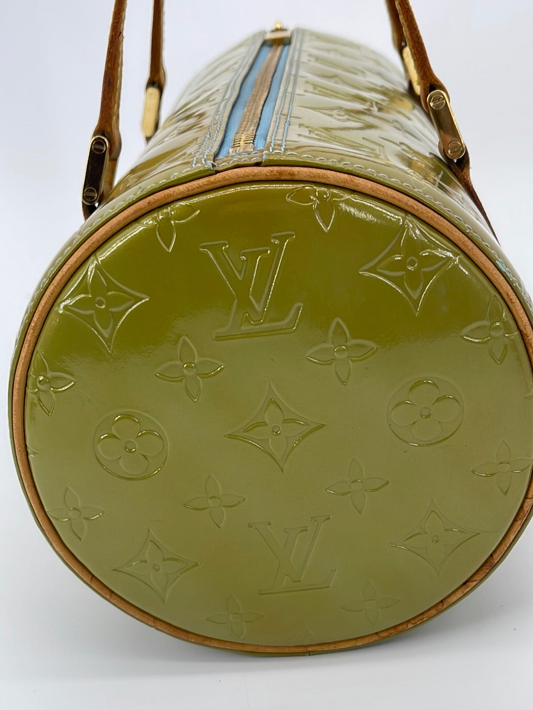 Vintage Louis Vuitton Green Monogram Vernis Shoulder Bag