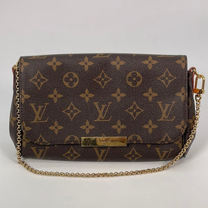 Louis Vuitton Brown Canvas Monogram Favorite MM Shoulder Bag Louis Vuitton