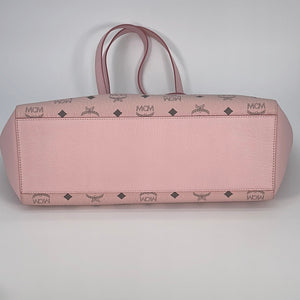 PRELOVED MCM Visetos Pink Leather Shopping Tote Bag MWPCATA03QH001