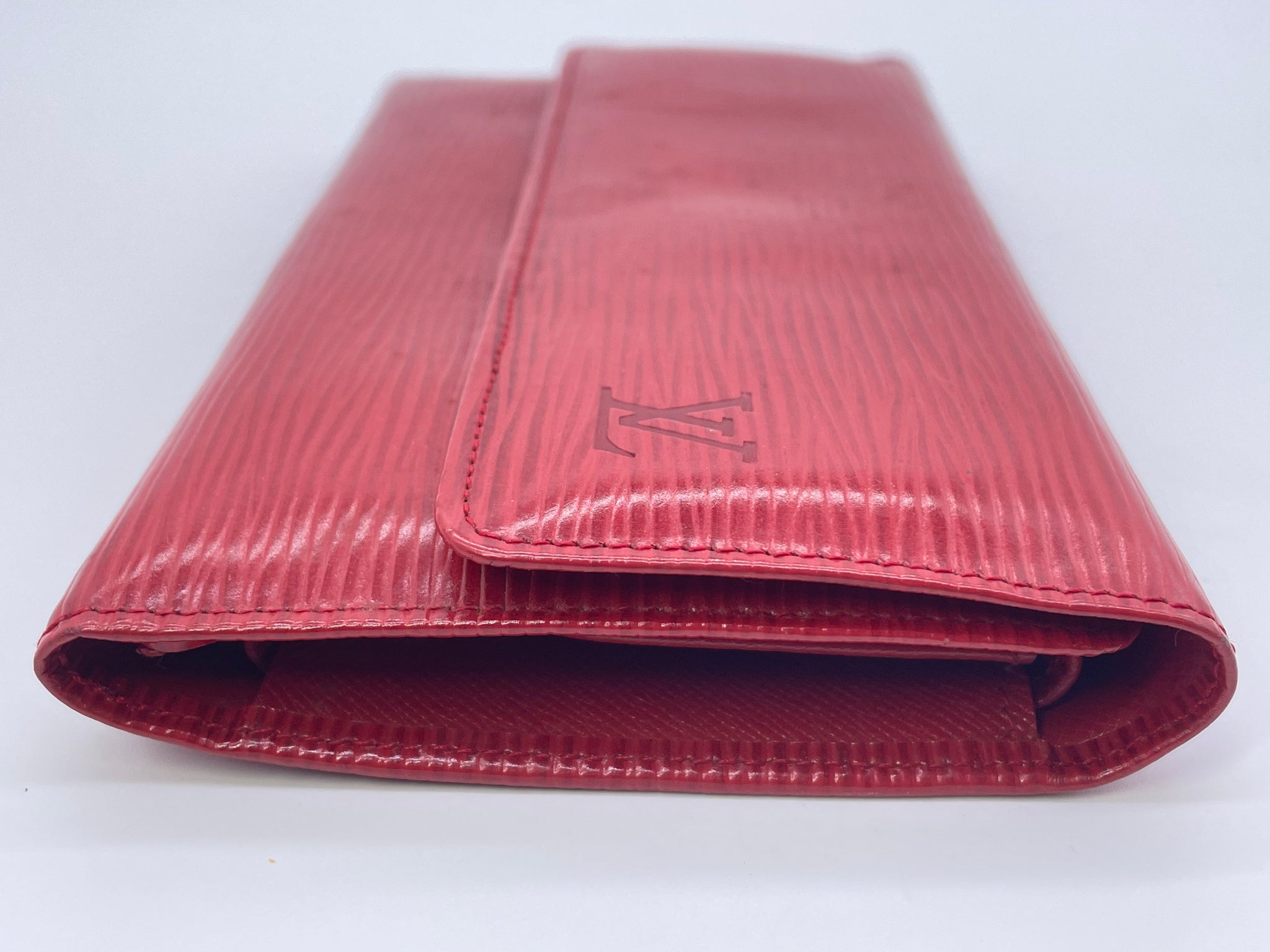 Louis Vuitton Vintage - Epi Louise Long Wallet - Red - Leather and