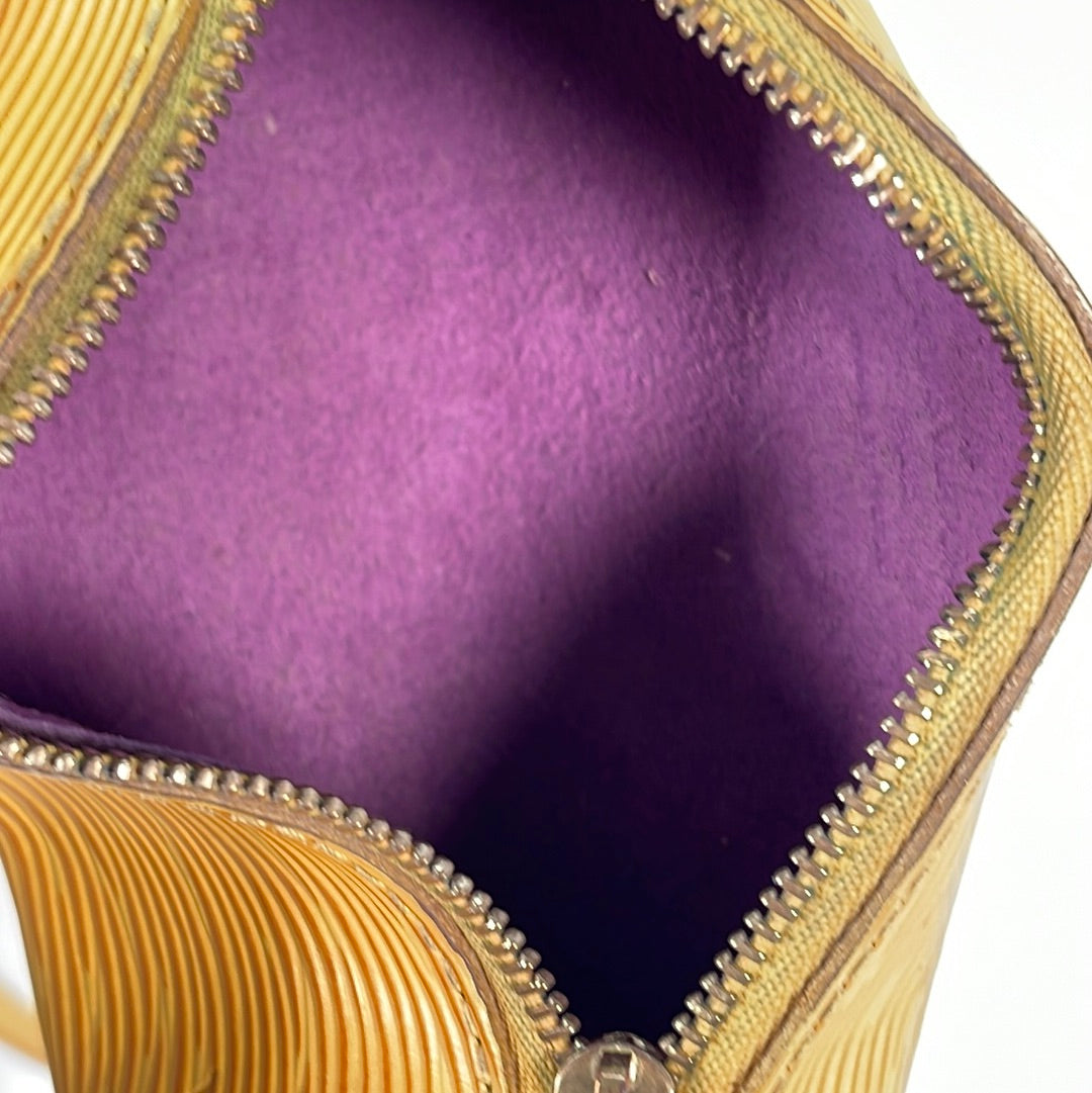 Preloved Louis Vuitton Yell Epi Soufflot Bag with Matching Pochette MI –  KimmieBBags LLC