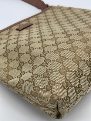 Gucci Messenger bag Beige Leather ref.188852 - Joli Closet