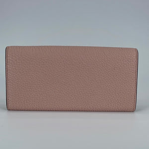 Preloved FENDI Pink Leather Selleria Peekaboo Wallet 8M0427AEUM2282018 031123
