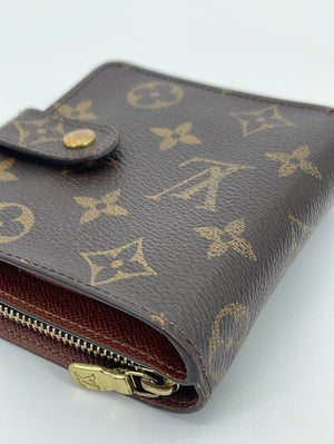 Louis Vuitton Monogram Canvas Compact Zip Wallet ○ Labellov ○ Buy and Sell  Authentic Luxury