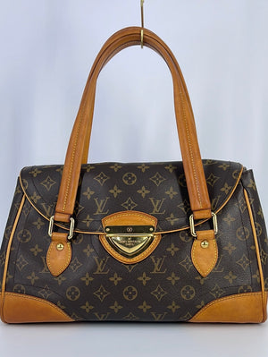 Authentic Louis Vuitton Beverly Monogram Canvas Bag