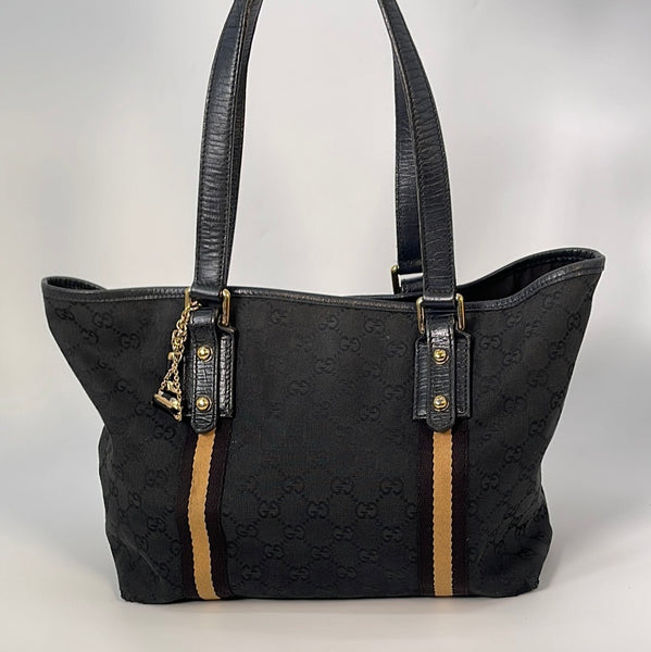 Gucci Vintage - GG Mouton Jolicoeur Tote Bag - Black - Leather Handbag -  Luxury High Quality - Avvenice