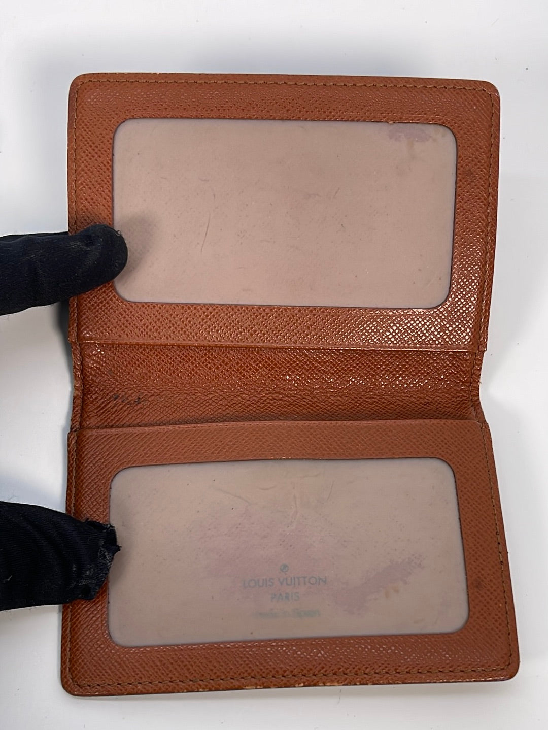 Louis Vuitton Monogram Card Case M62920 Brown Cloth ref.1066037