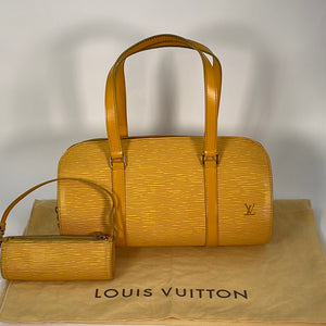 Louis Vuitton - Black EPI Soufflot & Mini Set