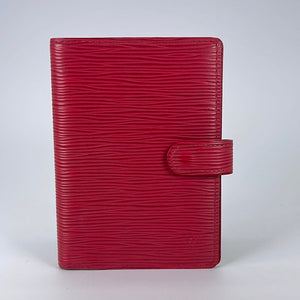 PRELOVED Vintage Louis Vuitton Red Monogram Agenda PM Day Planner