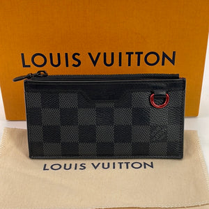 Louis Vuitton, Bags, Louis Vuitton Coin Case Damier Graphite Zippy Purse  Dark Gray Canvas Card Mens