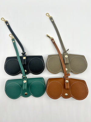 Genuine Leather Sunglass Holder - 3 colors 080724