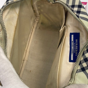 Vintage BURBERRY Hand Bag Mini Check BLUE LABEL
