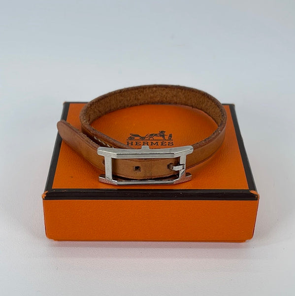 Men's Brown Genuine Leather Bracelets Multilayer Braided Rope Bracelet - 080623