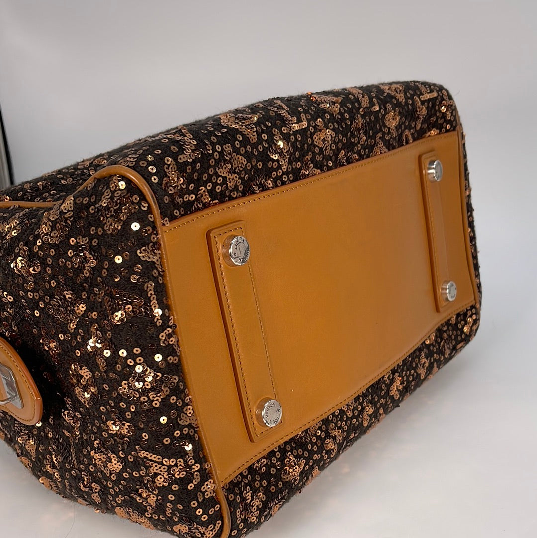 Speedy Louis Vuitton Brown Monogram Sunshine Express Baby Multiple colors  Khaki Leather Cloth ref.268334 - Joli Closet