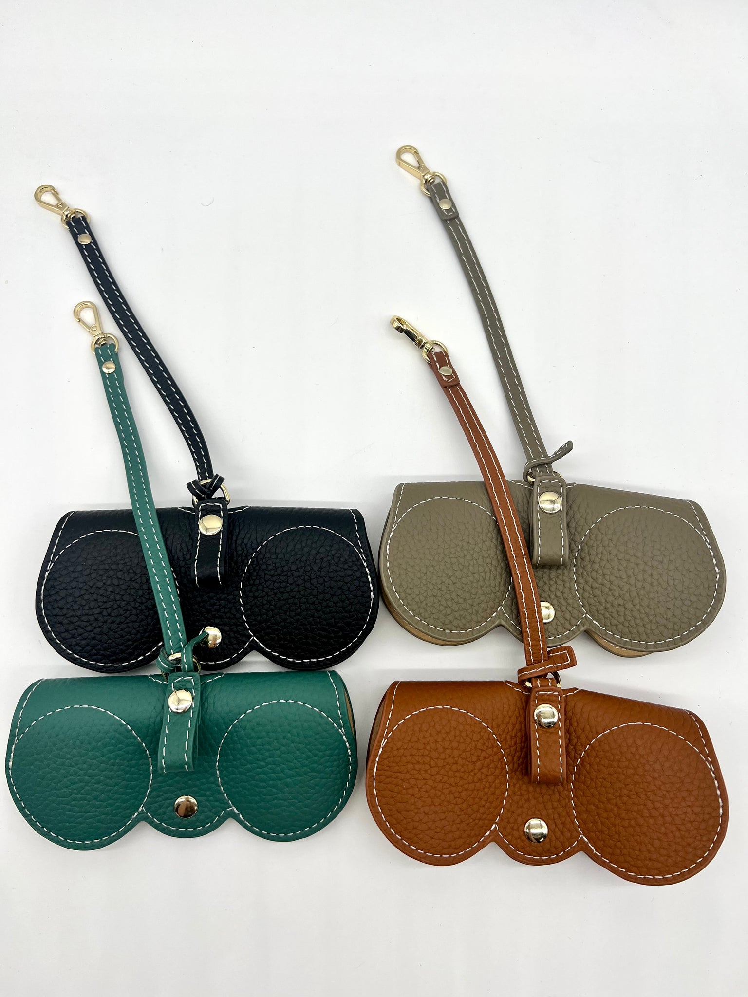 Genuine Leather Sunglass Holder - 3 colors 080724