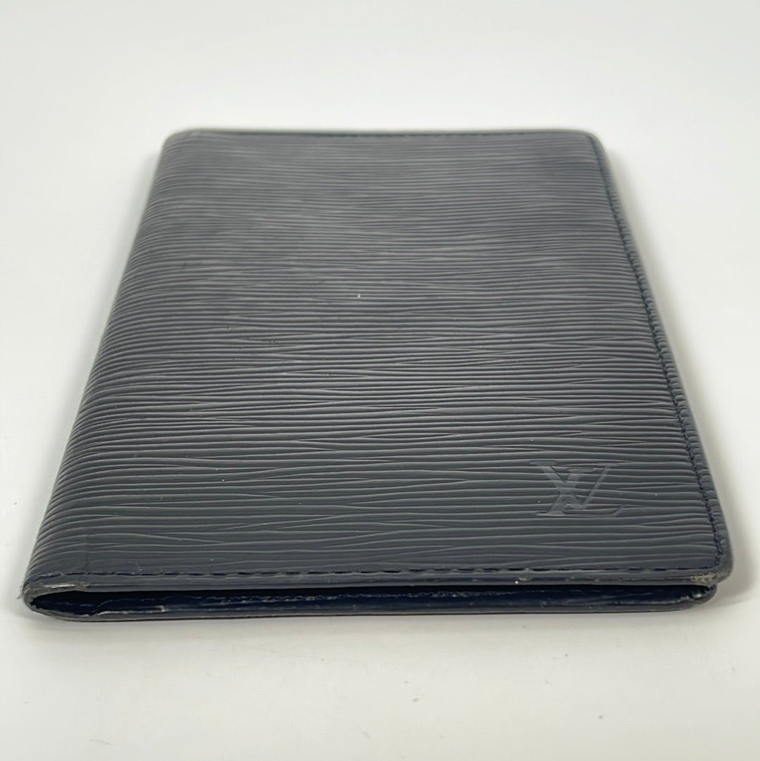 Authentic LOUIS VUITTON Black Epi Leather Long Bifold Checkbook/Wallet  CA1057,  in 2023